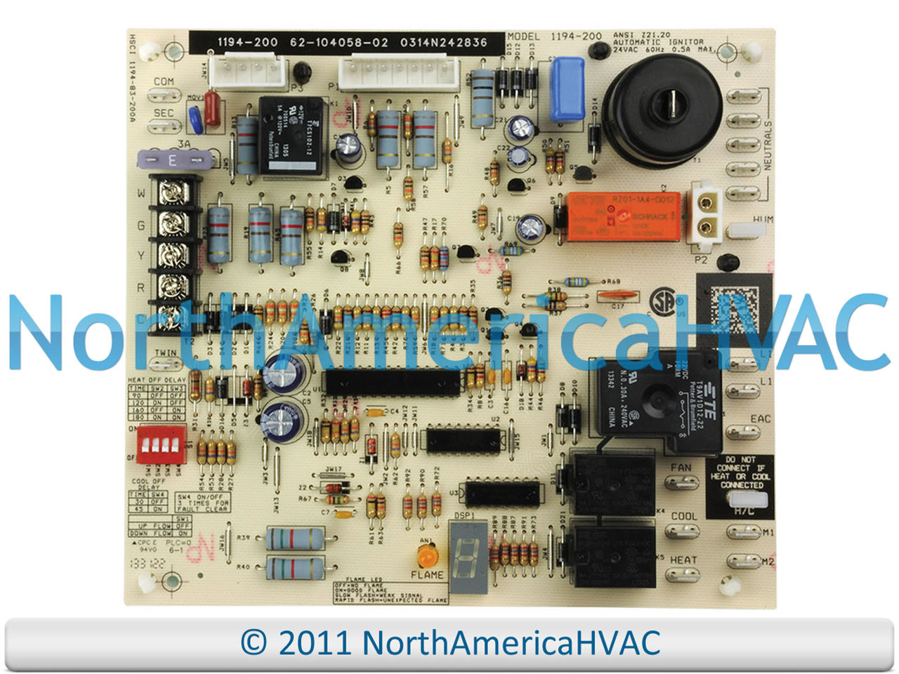 OEM Rheem Ruud Weather King Furnace Control Board Replaces